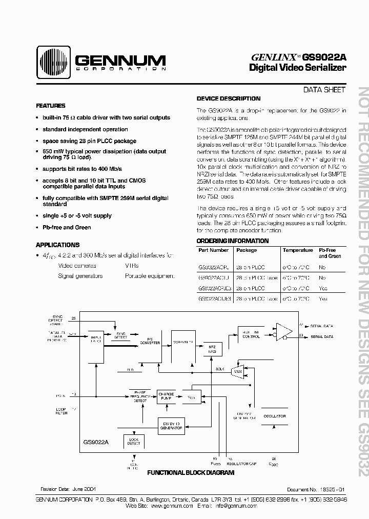 GS9022ACPJE3_3240639.PDF Datasheet