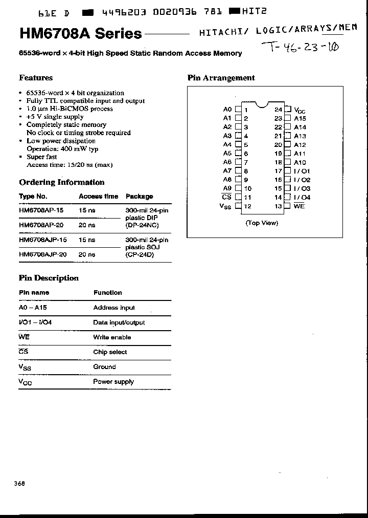 HM6708AP-20_3275673.PDF Datasheet
