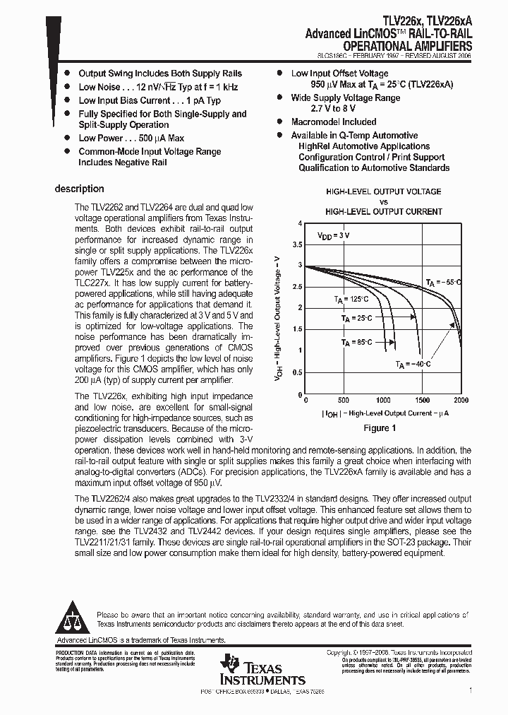 TLV2262MFK_3281645.PDF Datasheet