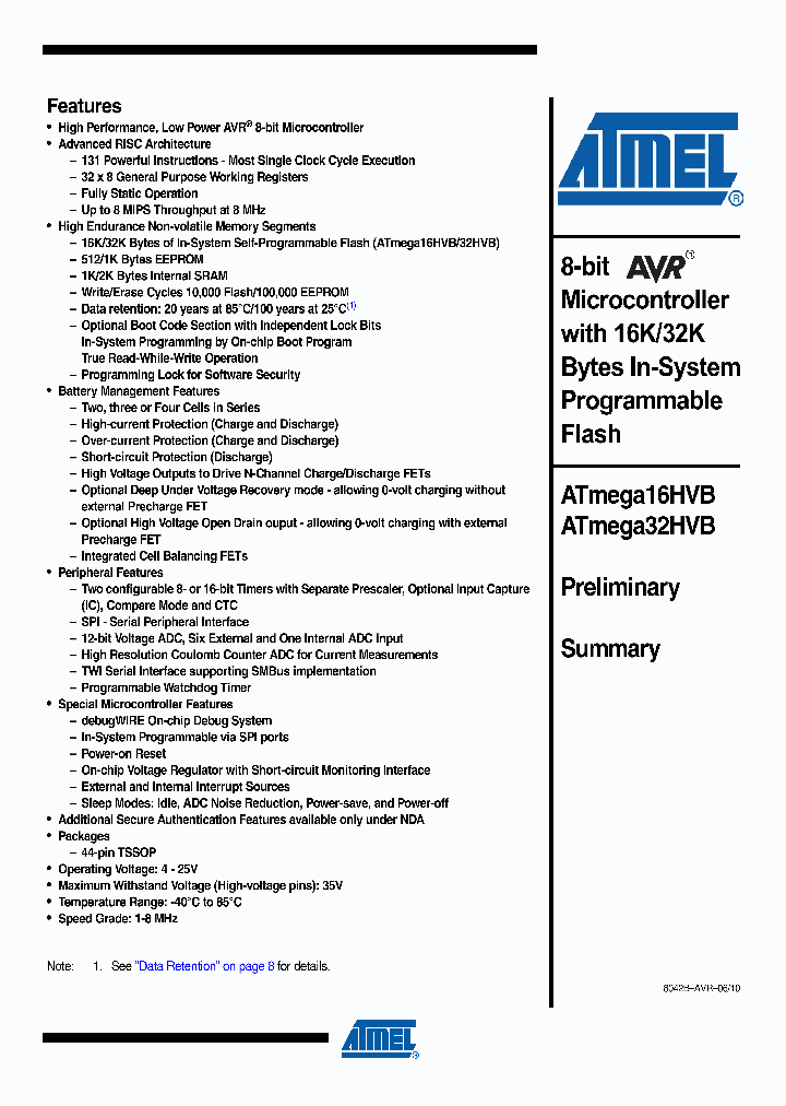 ATMEGA32HVB-8X3_3288720.PDF Datasheet
