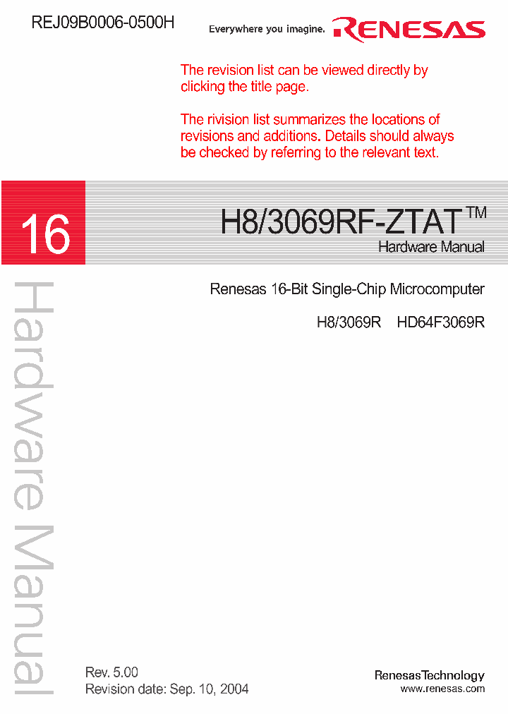 HD64F3069R_3293047.PDF Datasheet