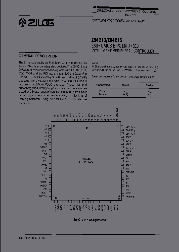 Z84C1310_3293577.PDF Datasheet