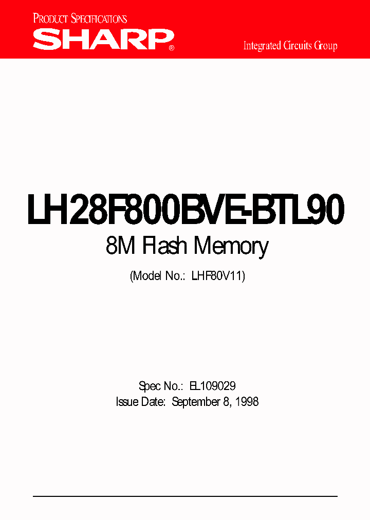 LH28F800BVE-BTL90_3297408.PDF Datasheet