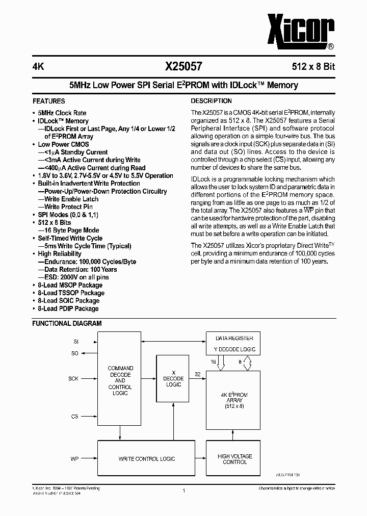 X25057_3302371.PDF Datasheet