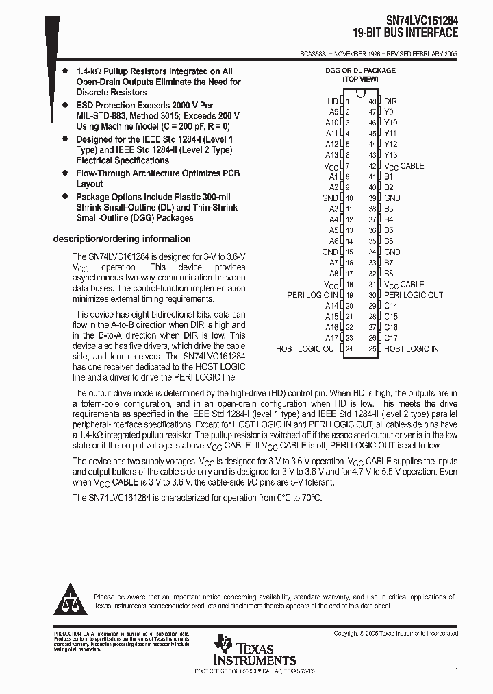 SN74LVC161284_3308745.PDF Datasheet