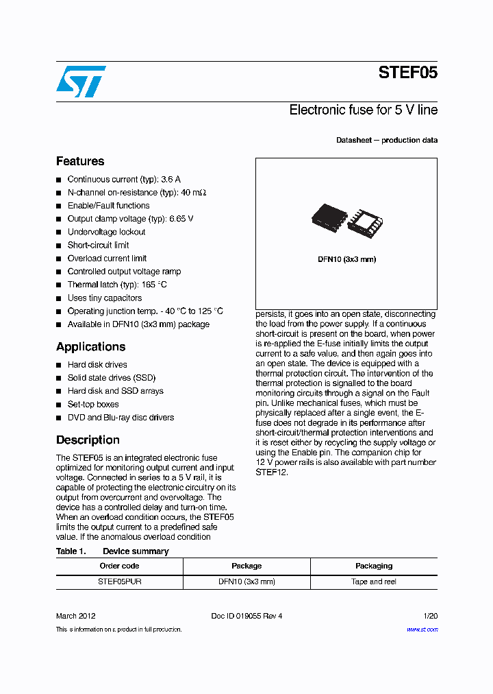 STEF05_3310132.PDF Datasheet