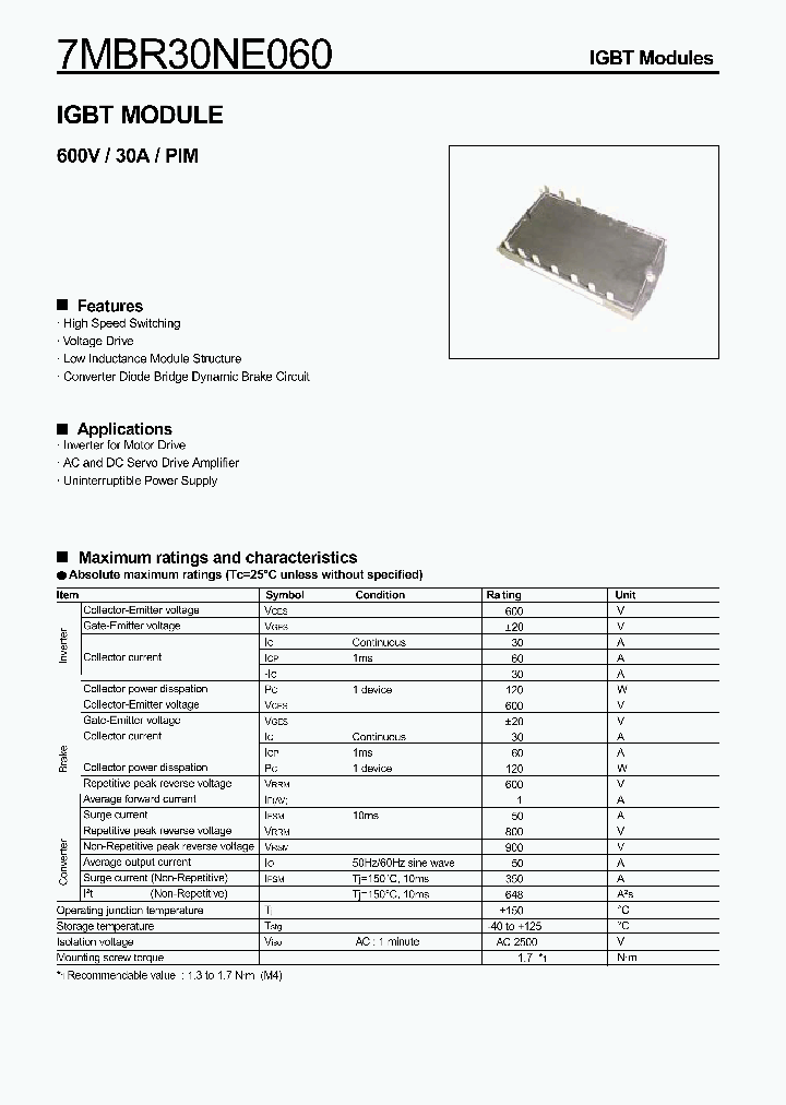 7MBR30NE-060_3328888.PDF Datasheet