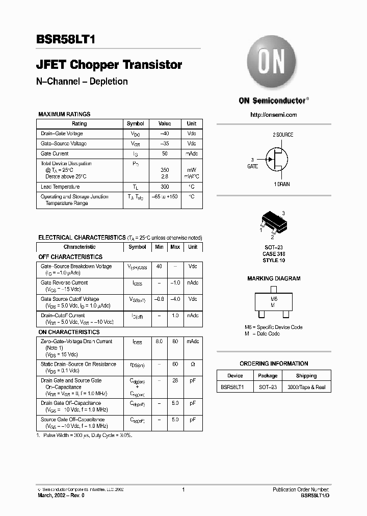 BSR58LT1D_3330318.PDF Datasheet