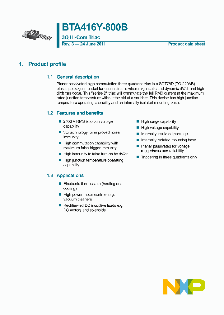 BTA416Y-800B_3341812.PDF Datasheet