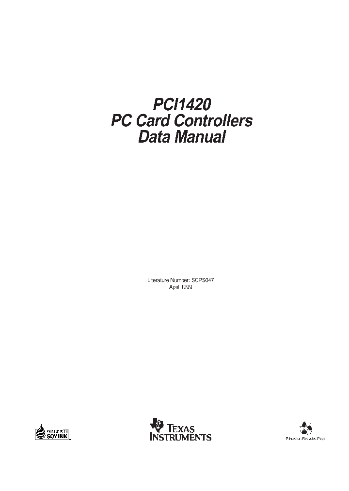 PCI1420_3369799.PDF Datasheet