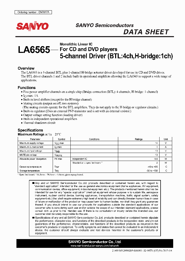 LA6565_3373374.PDF Datasheet