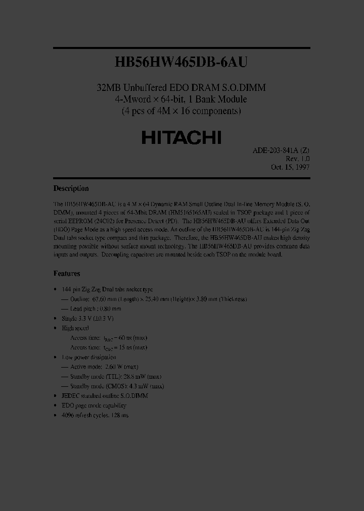 HB56HW465DB-6AU_3374330.PDF Datasheet
