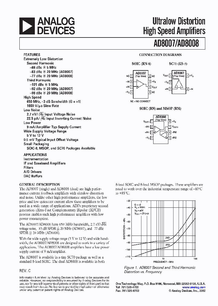 AD8007_3378365.PDF Datasheet