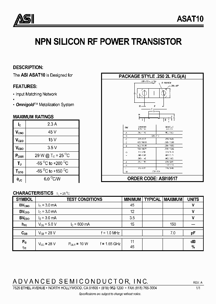 ASAT10_3379978.PDF Datasheet