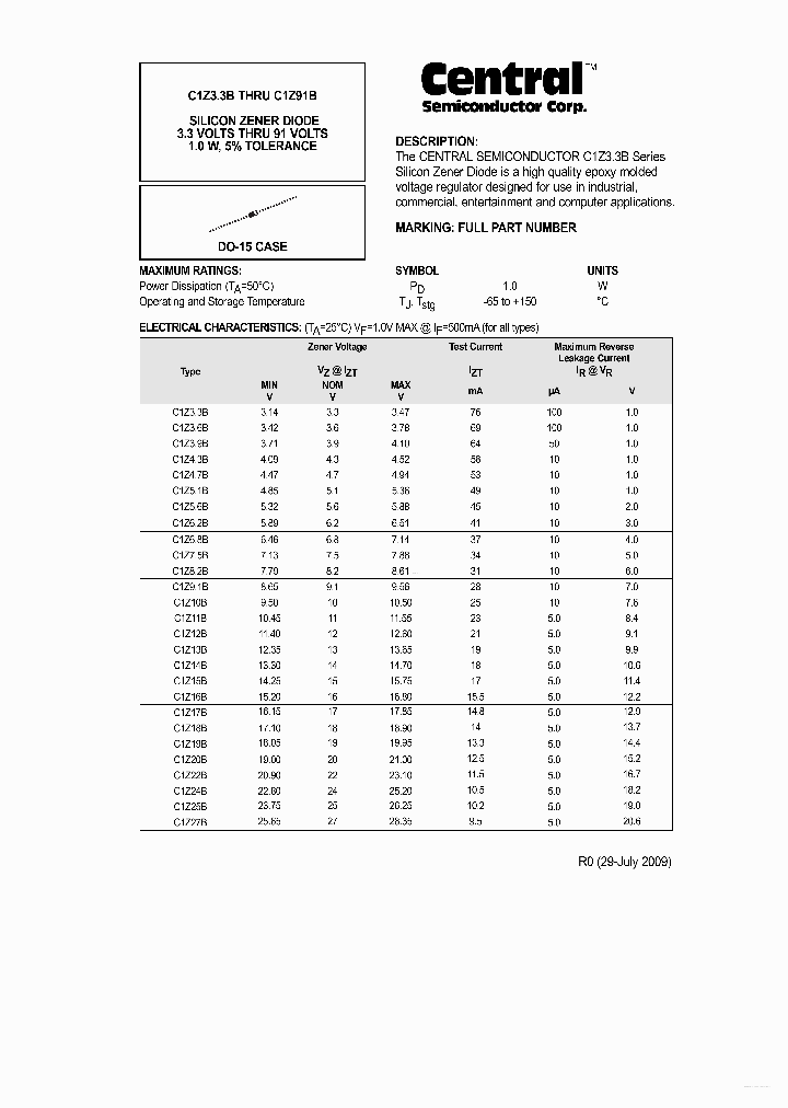 C1Z10B_3381311.PDF Datasheet