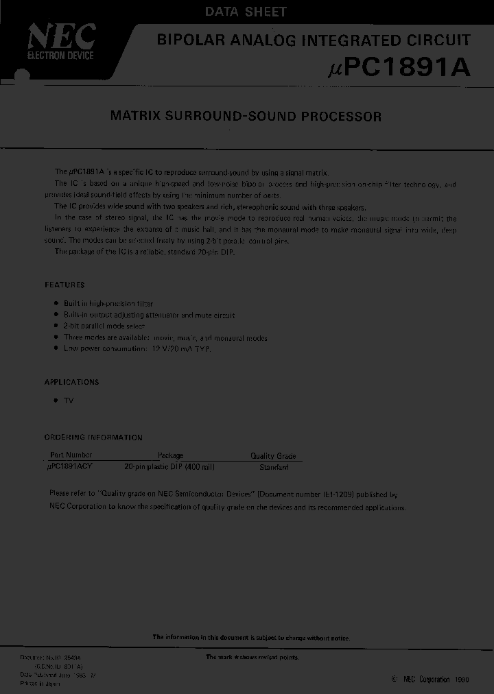 UPC1891A_3390935.PDF Datasheet