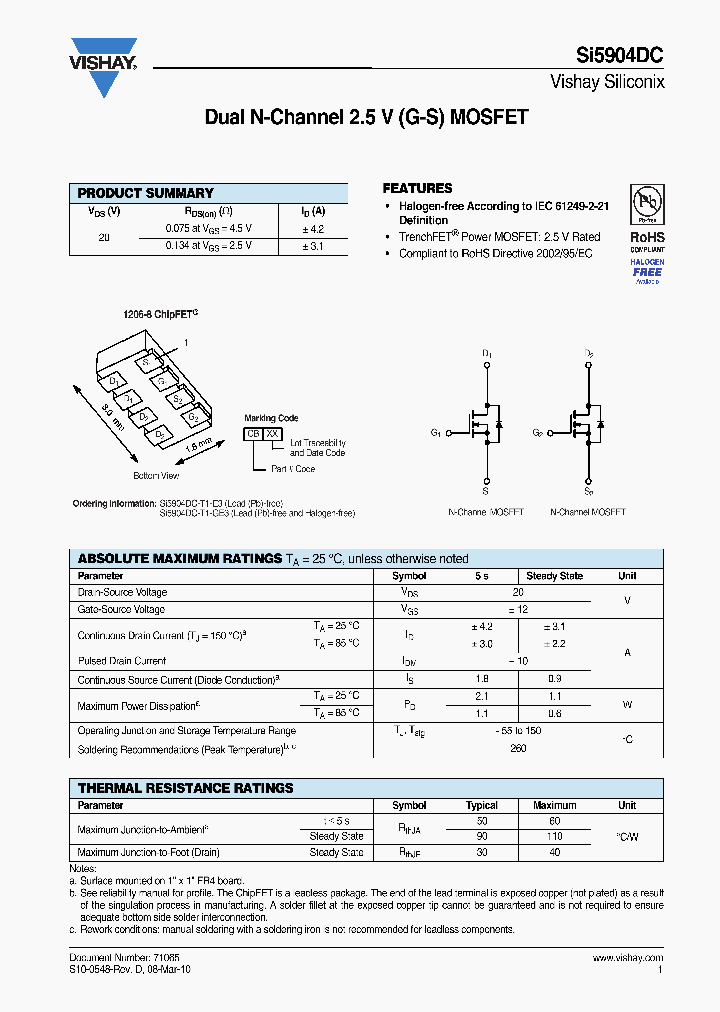 SI5904DC-T1-GE3_3391002.PDF Datasheet