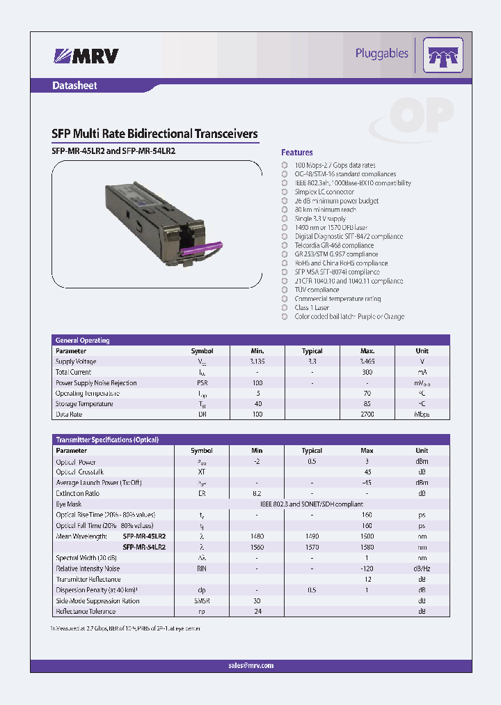 SFP-MR-45LR2_3406665.PDF Datasheet