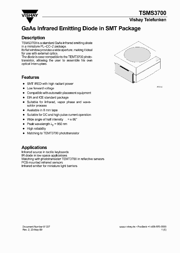 TSMS3700-GS08_3409368.PDF Datasheet