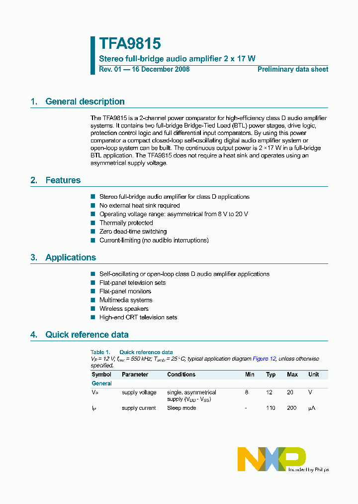 TFA9815T_3410377.PDF Datasheet