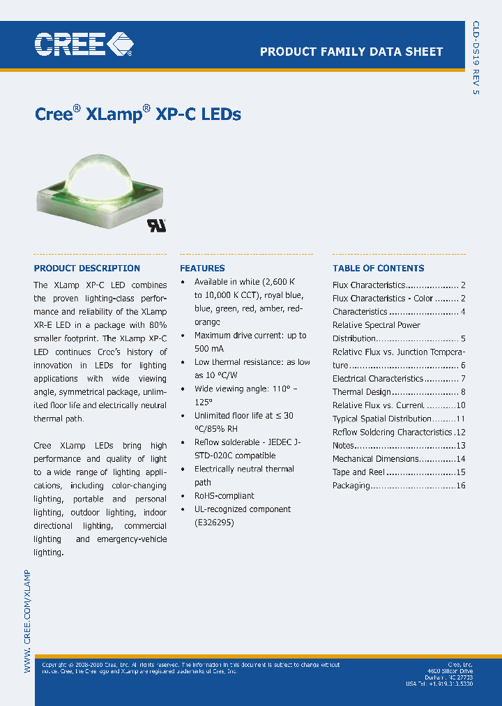 XPCGRN-L1-0000-00501_3419870.PDF Datasheet