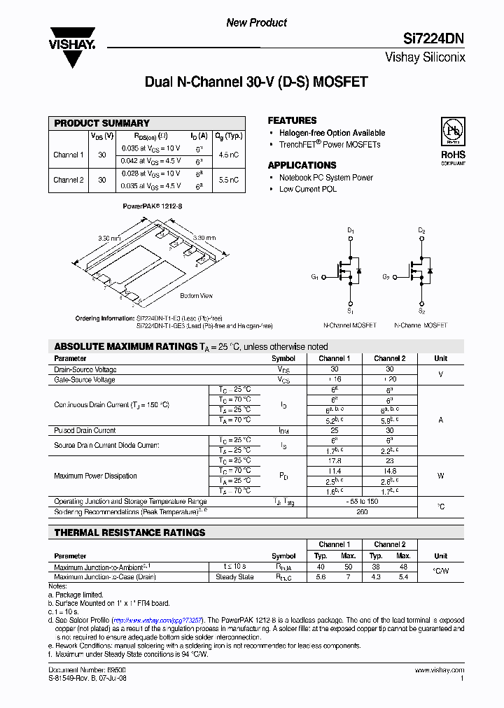 SI7224DN-T1-E3_3420095.PDF Datasheet