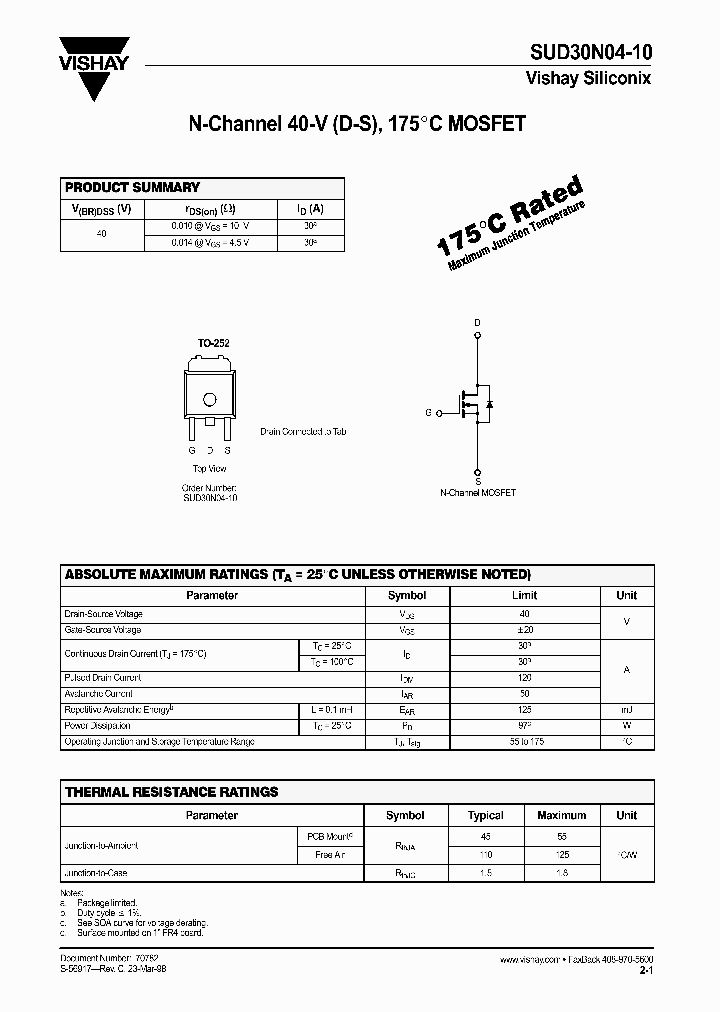 SUD30N04-10_3428766.PDF Datasheet