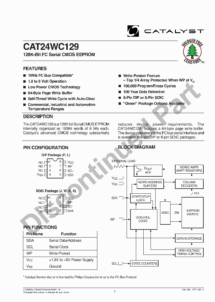 CAT24WC129WI-3TE13_3461732.PDF Datasheet