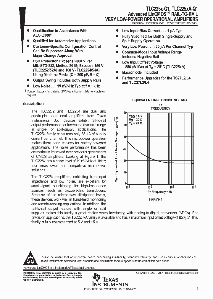 TLC225X-Q1_3474588.PDF Datasheet