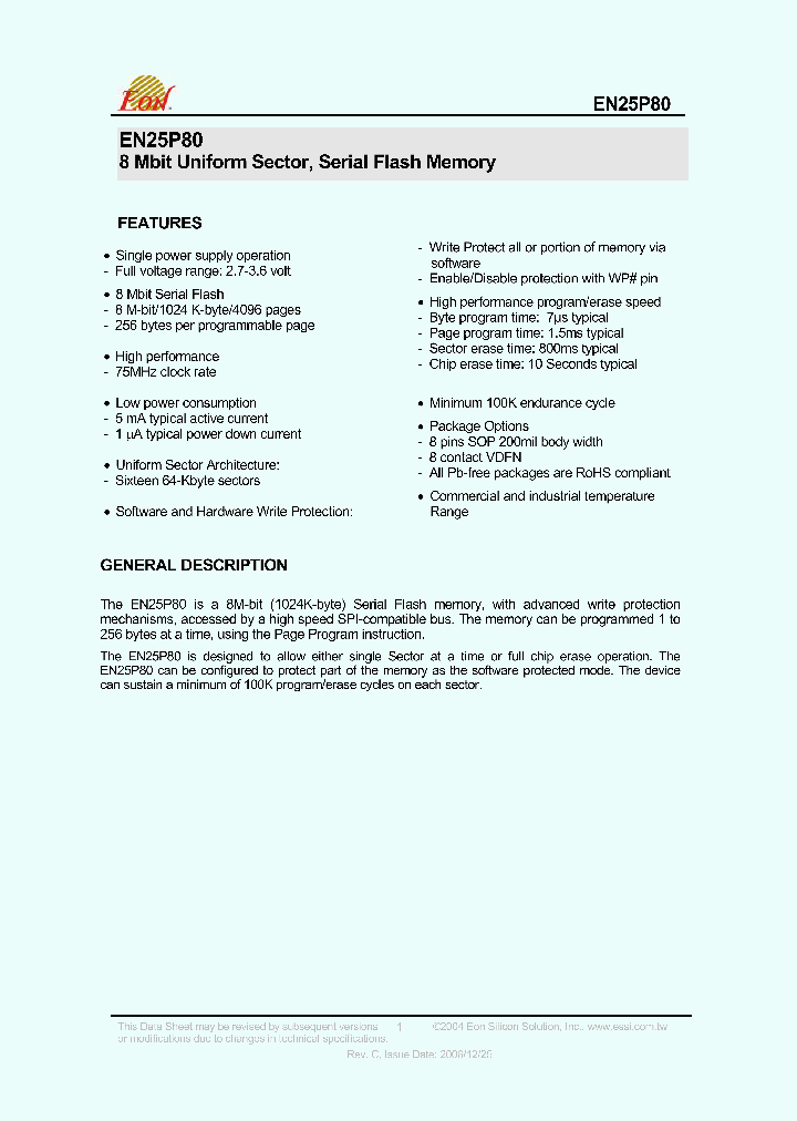 EN25P80-50HC_3498722.PDF Datasheet