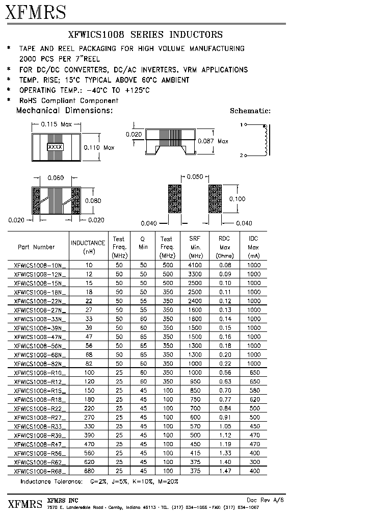 XFWICS1008-R22_3571893.PDF Datasheet