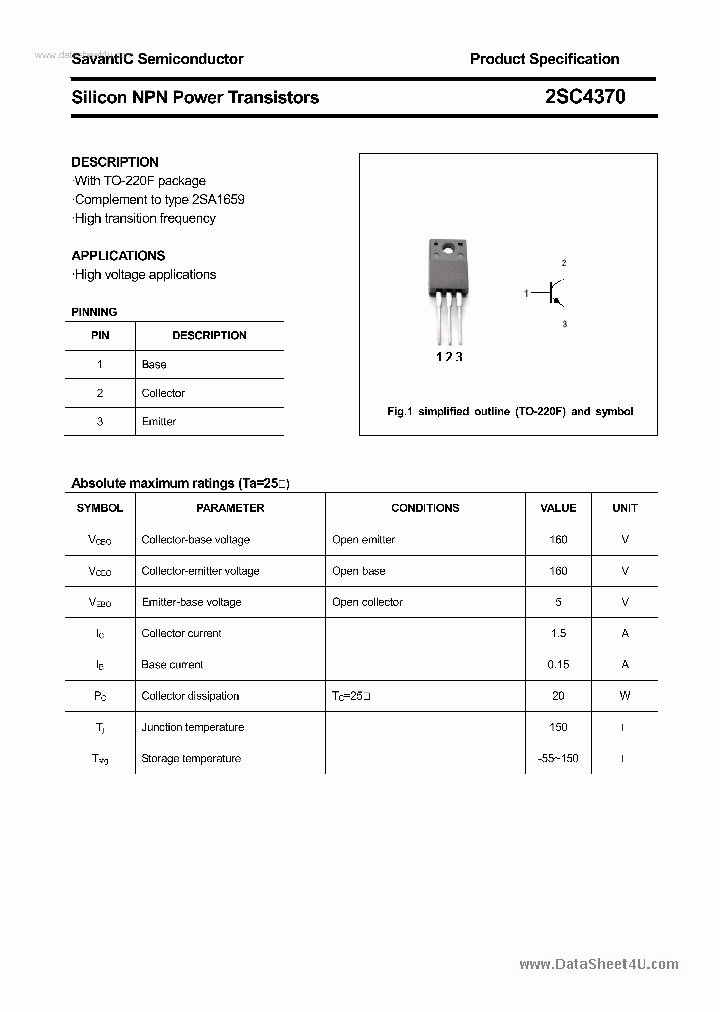 2SC4370_3577397.PDF Datasheet