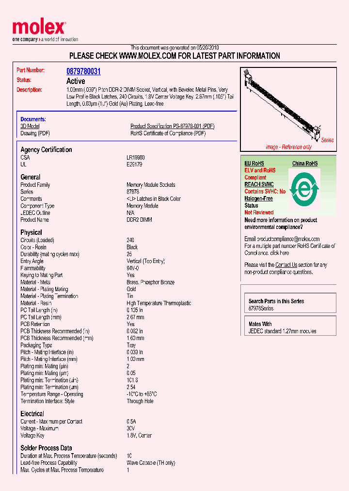 87978-0031_3594710.PDF Datasheet