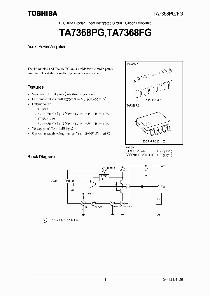 TA7368FG_3633993.PDF Datasheet
