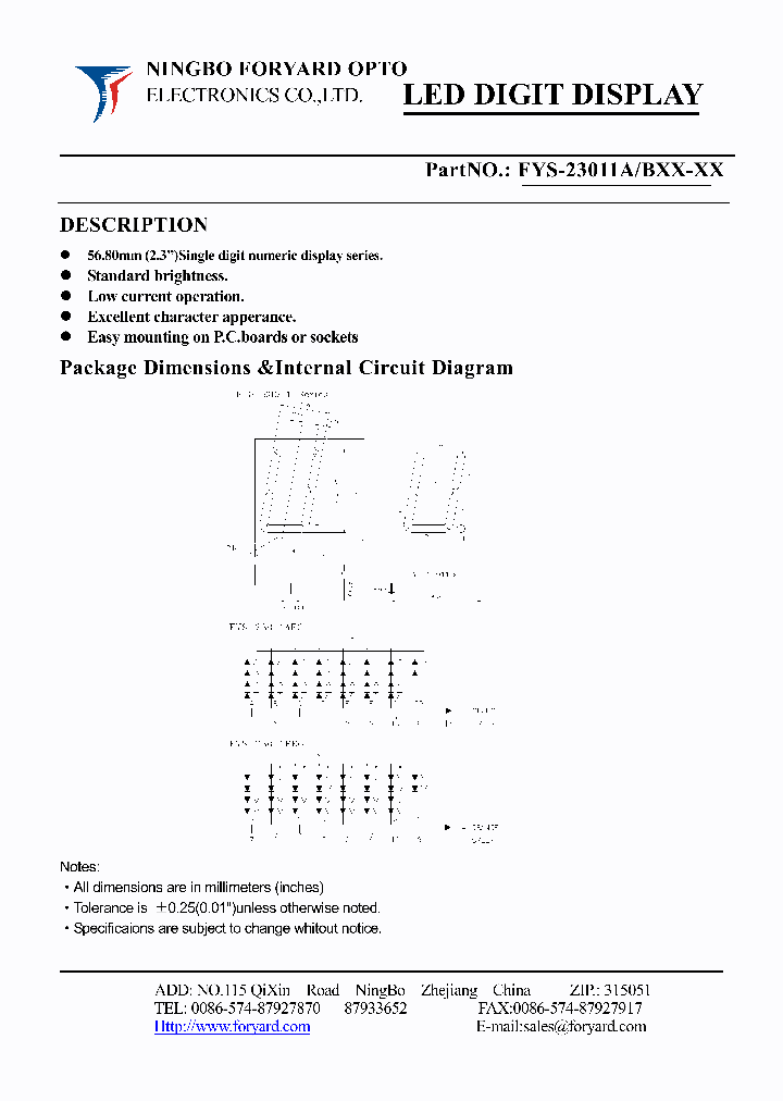 FYS-23011AXX_3652743.PDF Datasheet