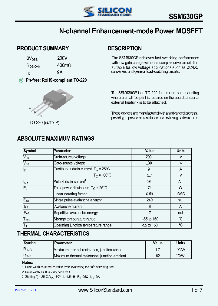 SSM630GP_3654343.PDF Datasheet