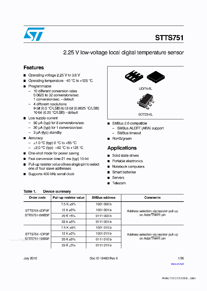 STTS751_3654370.PDF Datasheet