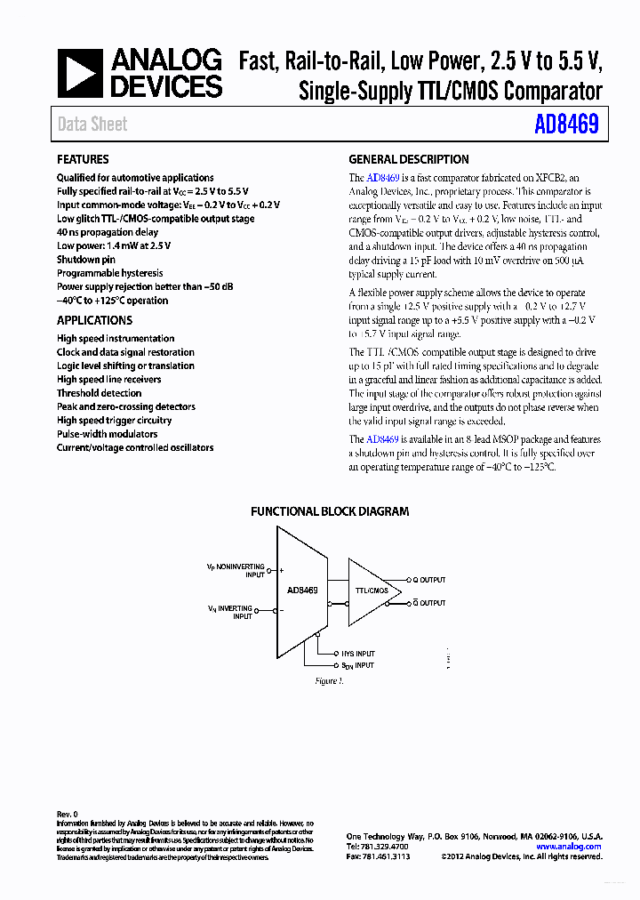 AD8469_3658179.PDF Datasheet