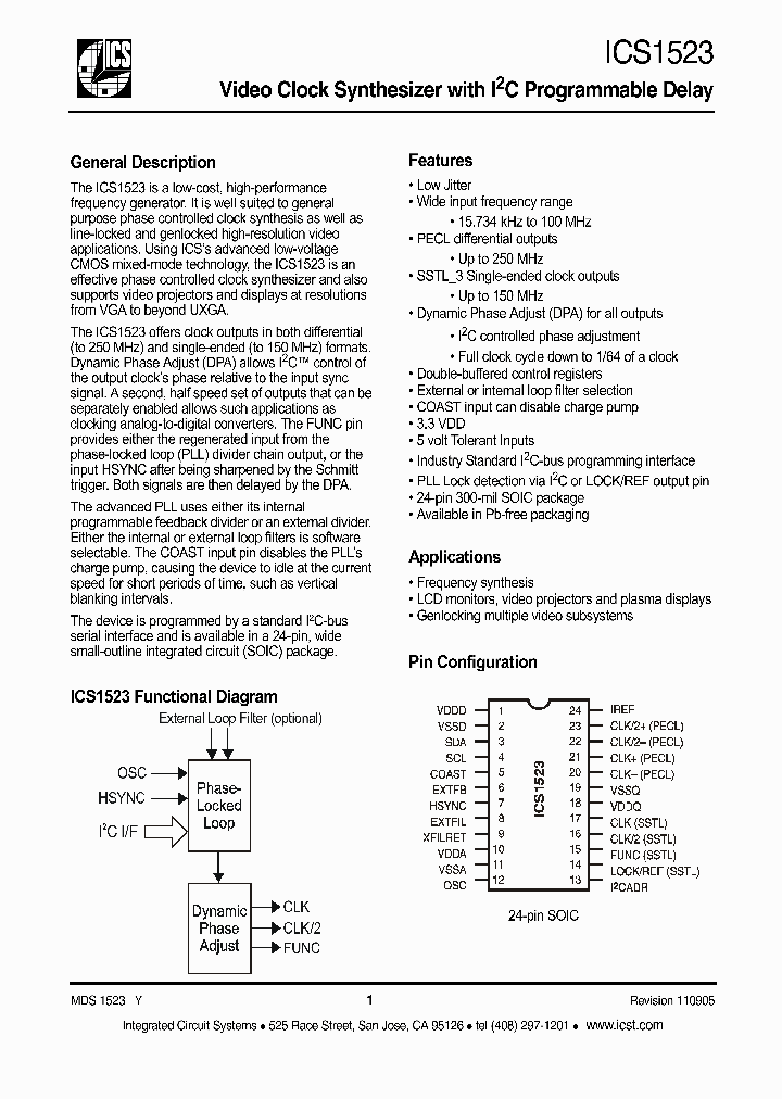 ICS1523_3663122.PDF Datasheet