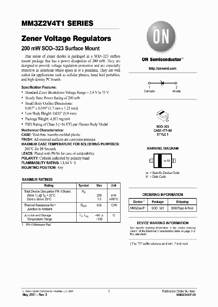 MM3Z2V4T1-D_3669256.PDF Datasheet