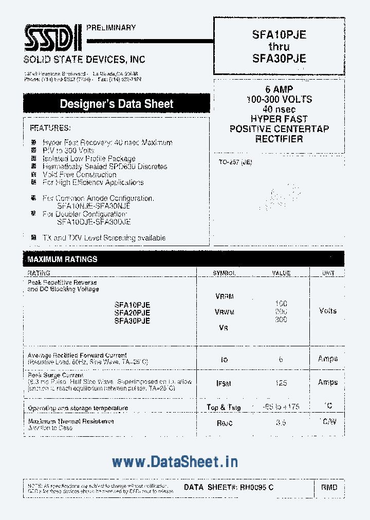 SFA30PJE_3669263.PDF Datasheet