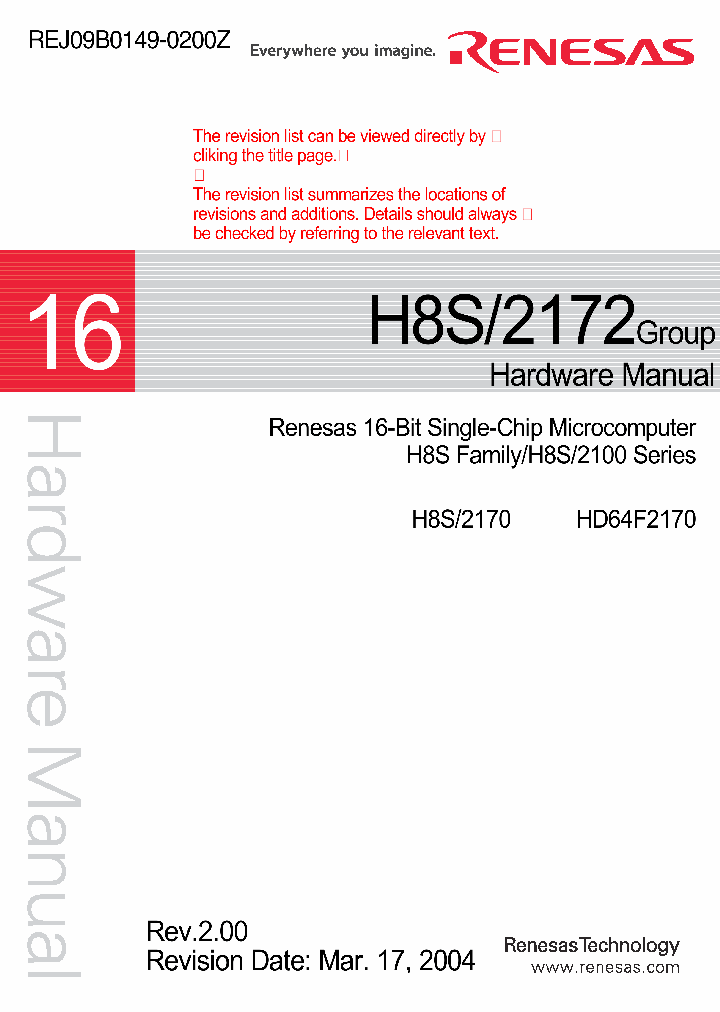 HD64F2170_3673796.PDF Datasheet