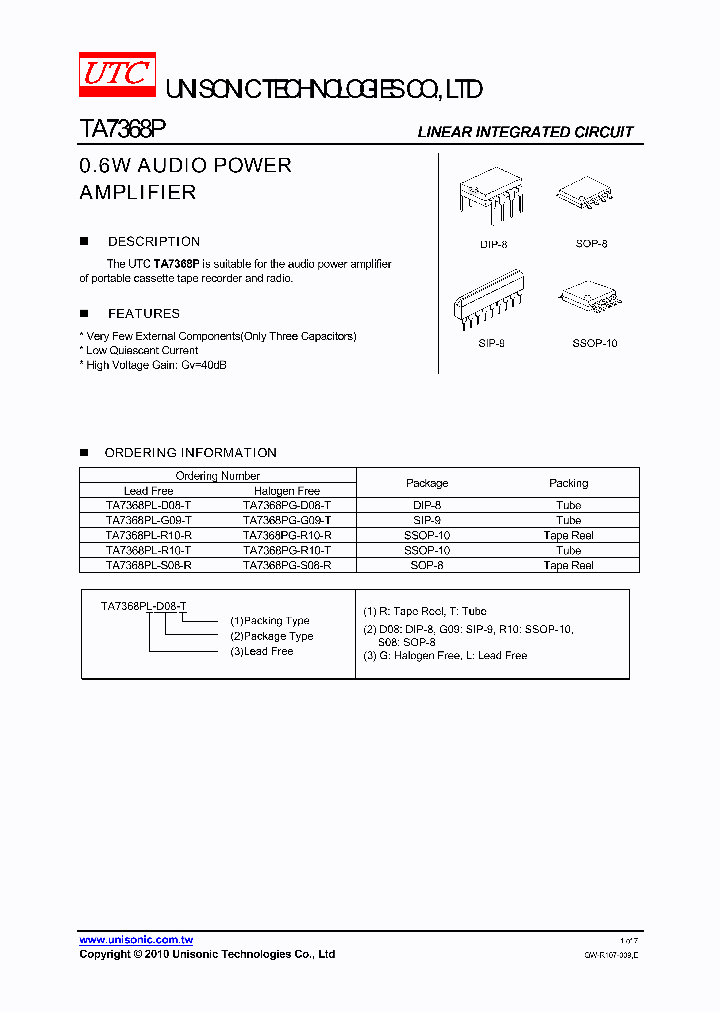 TA7368PG-G09-T_3696878.PDF Datasheet