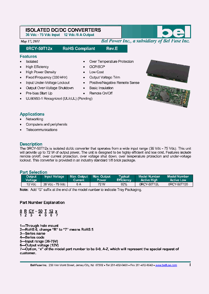 0RCY-50T121_3699029.PDF Datasheet