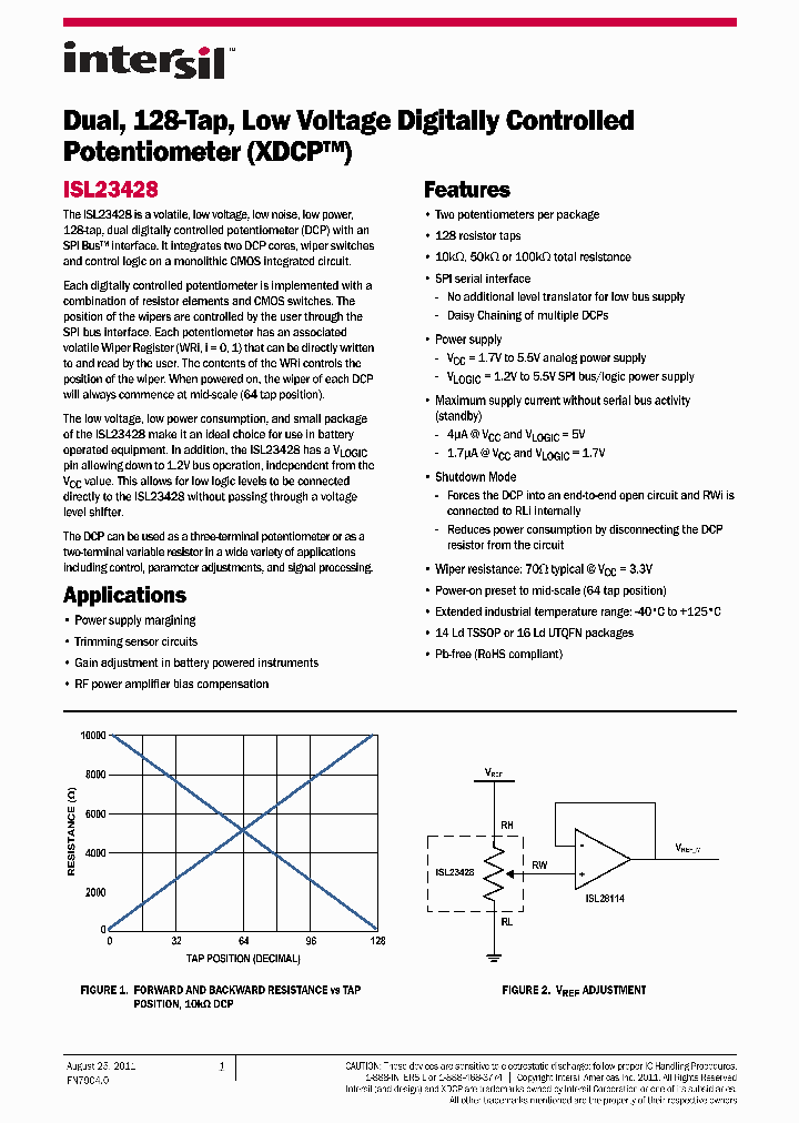 ISL23428TFRUZ-T7A_3699802.PDF Datasheet