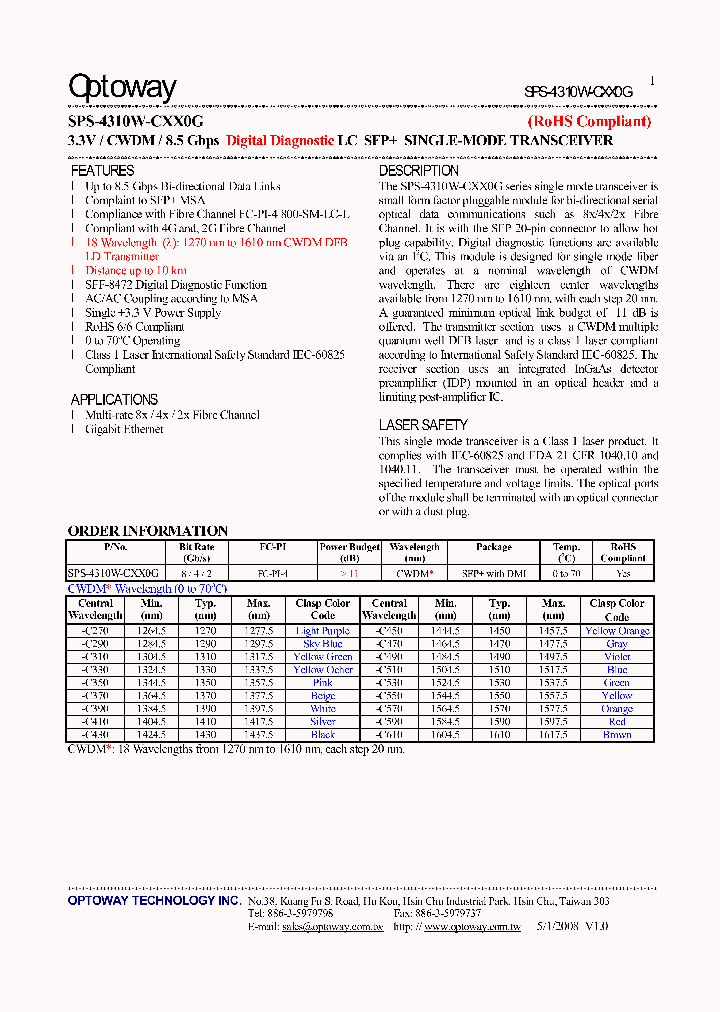 SPS-4310W-CXX0G_3701645.PDF Datasheet