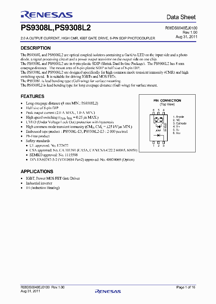 PS9308L-E3_3706371.PDF Datasheet