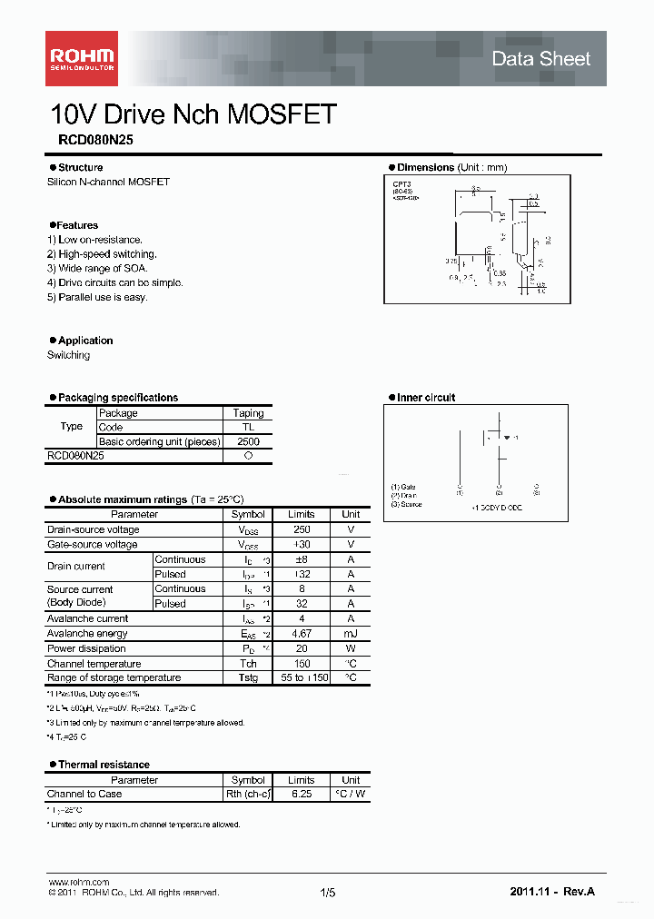 RCD080N25_3709803.PDF Datasheet