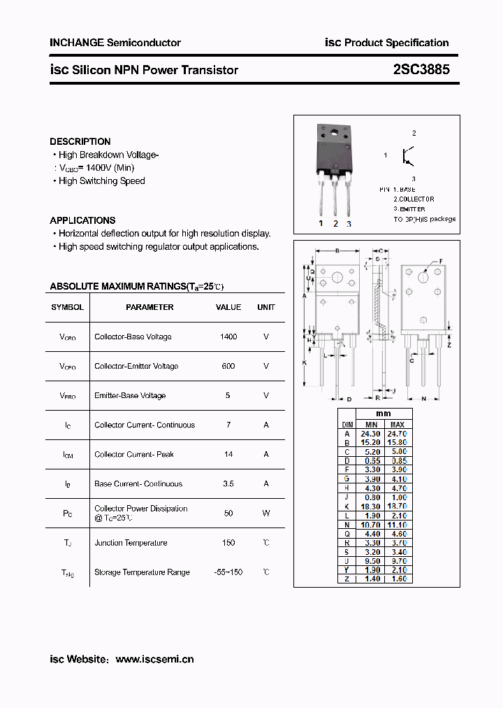 2SC3885_3712561.PDF Datasheet