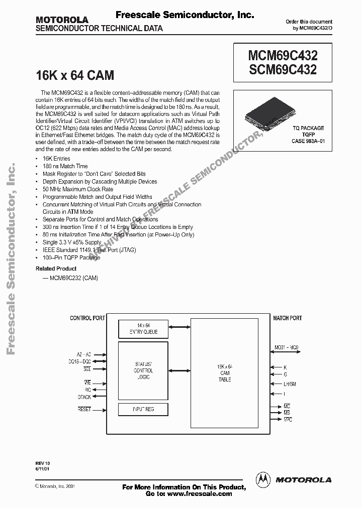 MCM69C432TQ20_3799554.PDF Datasheet